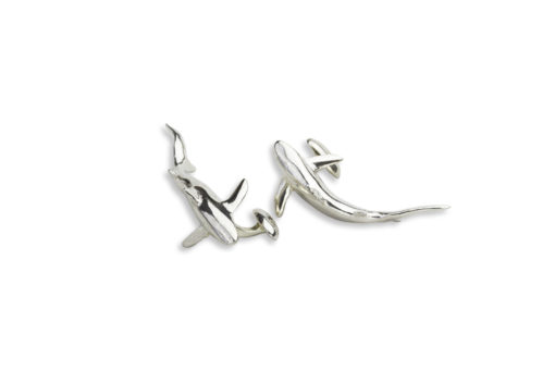 AK Blue Shark cufflinks I