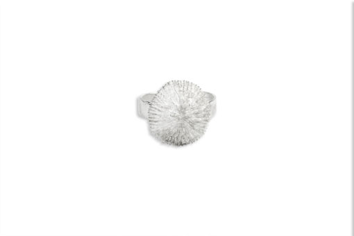 AK Mushroom coral chunky ring 2