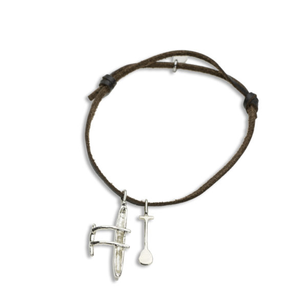 Hohonu adj bracelet canoe paddle leather