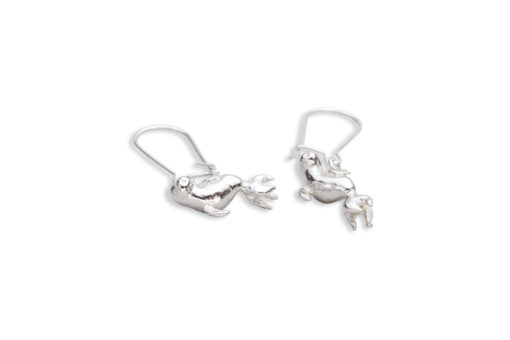 H bijoux seal drop earrings side