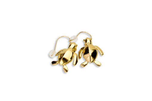 AK honu iki gold earrings I