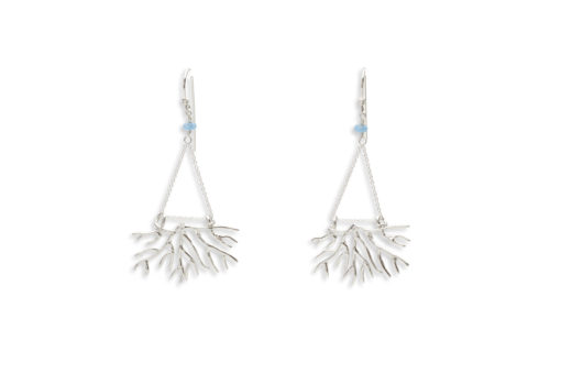 Bryozoan earrings