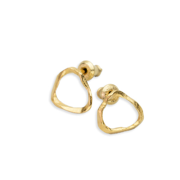 AK ola wai small earrings gold