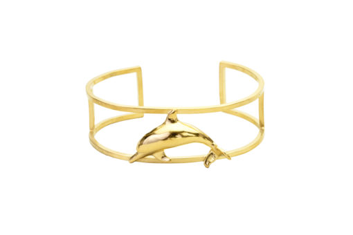 AK dolphin cuff Gold