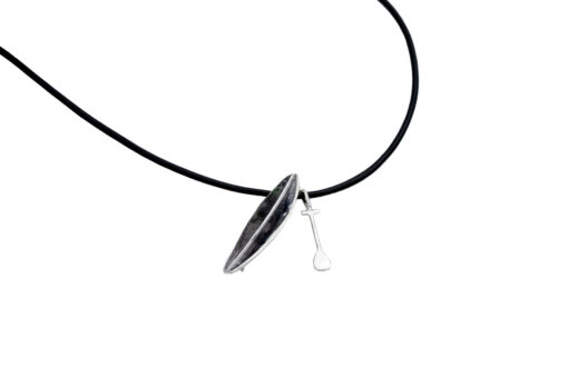 AK SUP necklace leather tilt