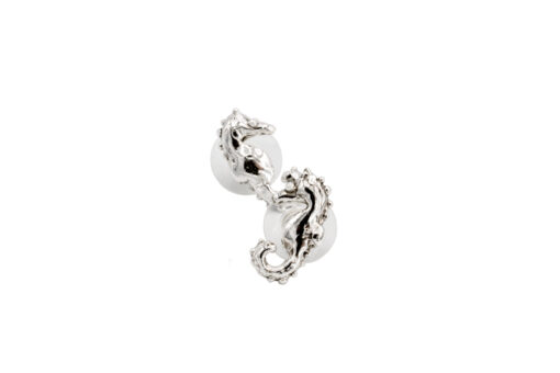 AK seahorse post earrings 1
