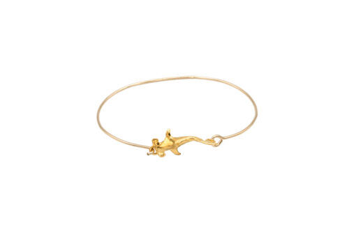 Alohi Kai great hammerhead gold solo link bracelet