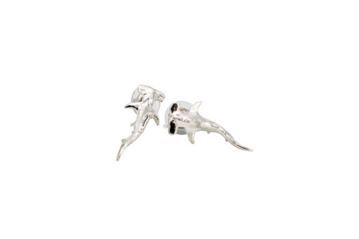 Great hammerhead climber earrings - silver