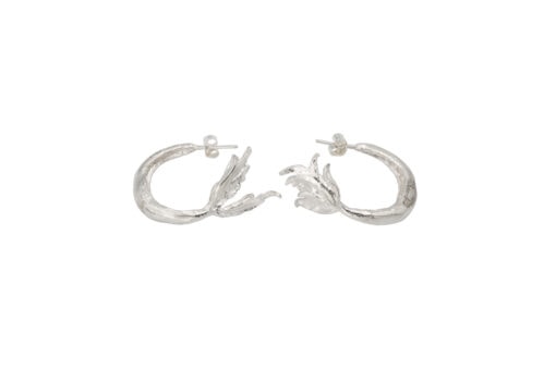 alohi kai mermaid soul hoops silver