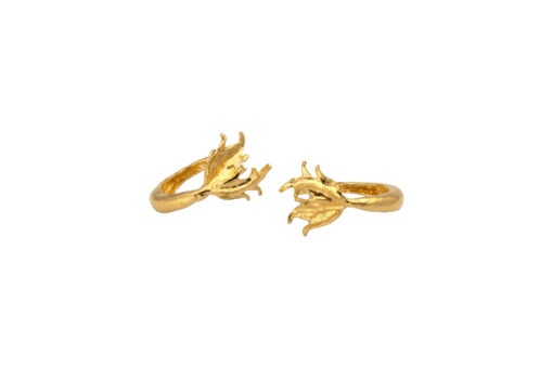 alohi kai mermaid soul hoops gold tail front