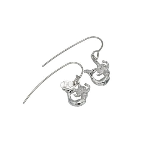 Halelehua mermaid earrings - back and front